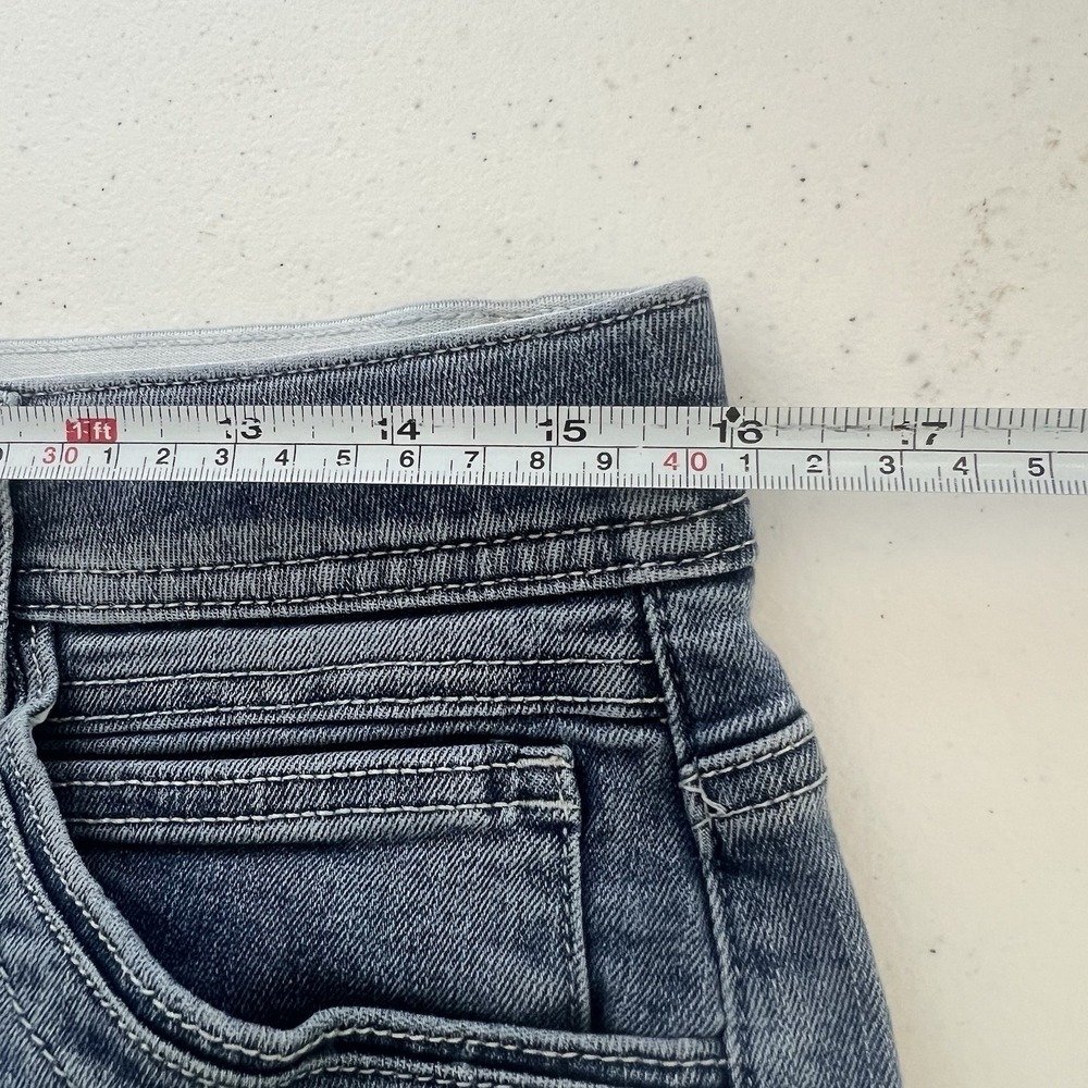 Democracy Jeans Womens 10 Blue "Ab"technology  Skinny Stretch‎ Distressed - Picture 11 of 13